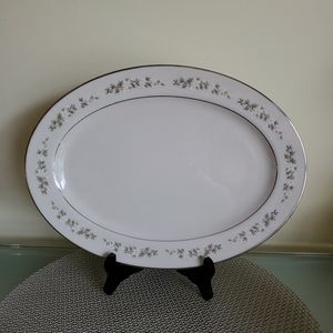 Lenox BROOKDALE Large Oval 16"  Serving Platter NWOT